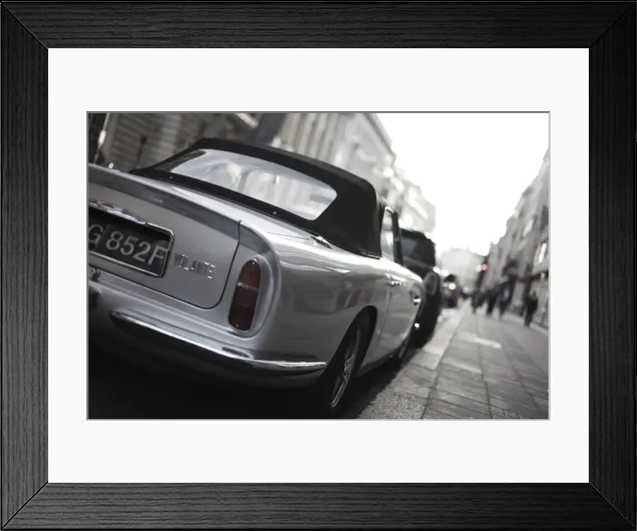 Framed Print : Aston Martin Volante on Pall Mall, London, England Framed Print : Aston Martin Volante on Pall Mall, London, England