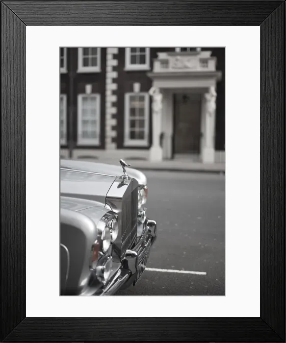 Framed Print : Rolls Royce on Pall Mall, London, England Framed Print : Rolls Royce on Pall Mall, London, England