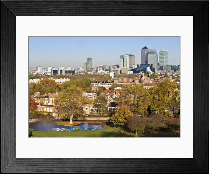 Framed Print : England, London, Greenwich, Royal Greenwich Park, National Maritime Musuem, and Canary