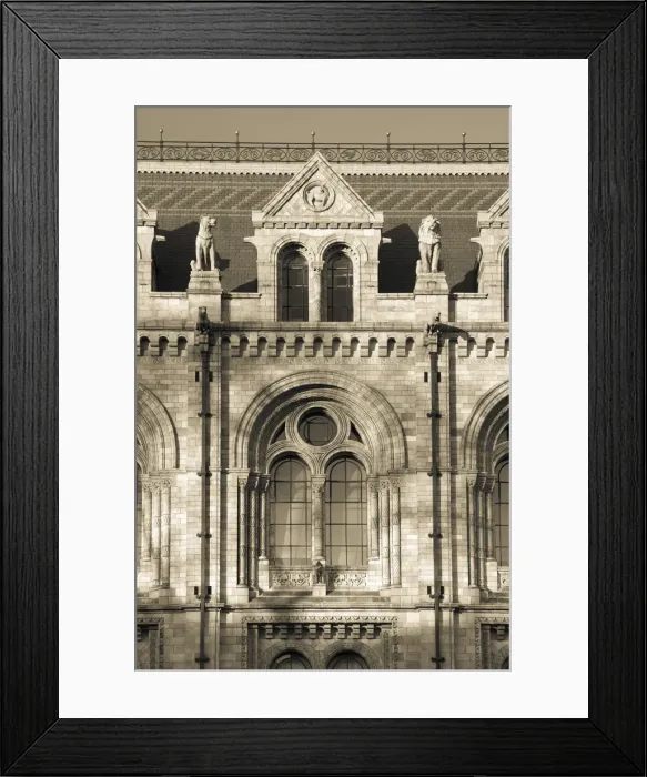 Framed Print : Natural History Museum, Exhibition Road, South Kensington, London, England