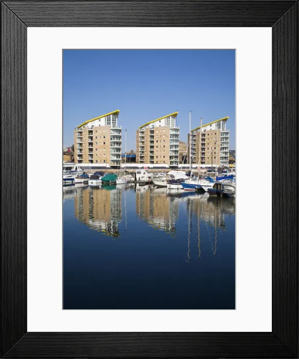 Framed Print : England, London, Tower Hamlets, Limehouse Basin Framed Print : England, London, Tower Hamlets, Limehouse Basin