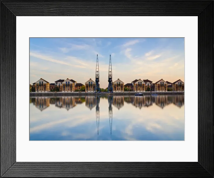 Framed Print : England, London, Royal Victoria Docks Framed Print : England, London, Royal Victoria Docks