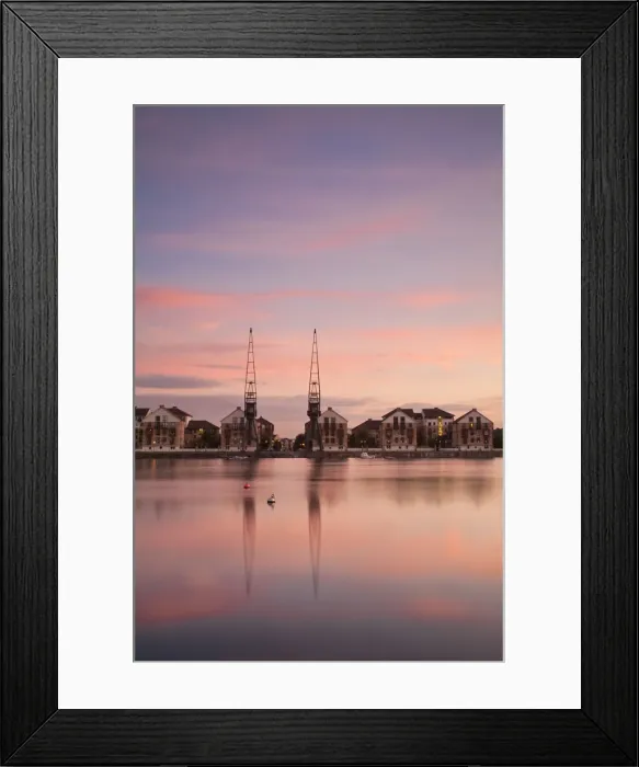 Framed Print : England, London, Royal Victoria Docks Framed Print : England, London, Royal Victoria Docks