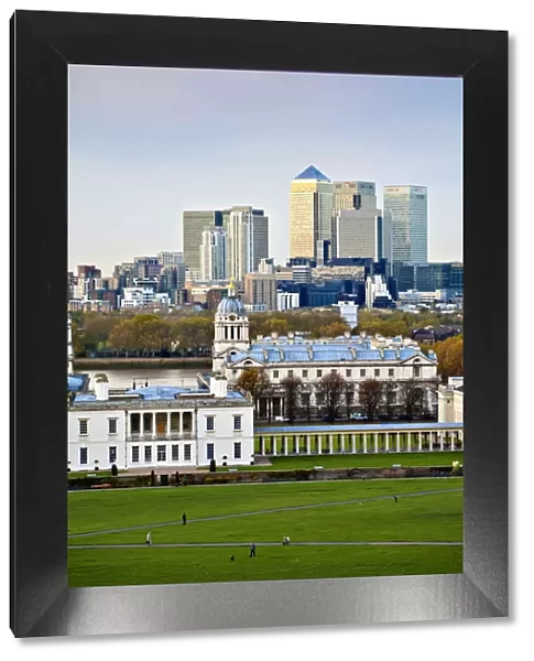 England, London, Greenwhich, Royal Greenwich Park, National Maritime Musuem, and Canary