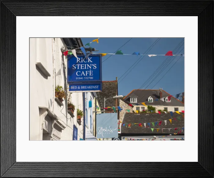 Framed Print : UK, England, Cornwall, Padstow, chef Rick Steins Cafe and Bed and Breakfast Framed Print : UK, England, Cornwall, Padstow, chef Rick Steins Cafe and Bed and Breakfast