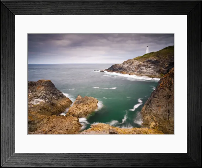 Framed Print : UK, England, Cornwall, Trevose Head Lighthouse Framed Print : UK, England, Cornwall, Trevose Head Lighthouse