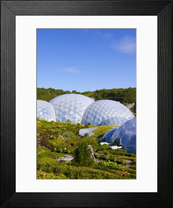 Framed Print : UK, England, Cornwall, Eden Project Framed Print : UK, England, Cornwall, Eden Project