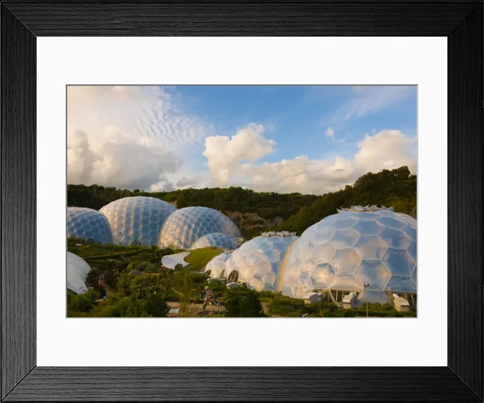 Framed Print : UK, England, Cornwall, Eden Project Framed Print : UK, England, Cornwall, Eden Project