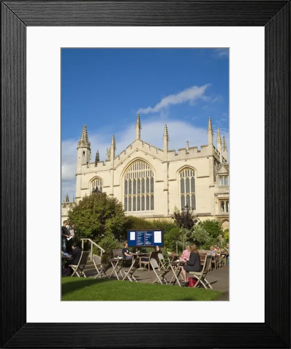 Framed Print : England, Oxfordshire, Oxford, Garden of The University Church of Mary the Virgin Framed Print : England, Oxfordshire, Oxford, Garden of The University Church of Mary the Virgin