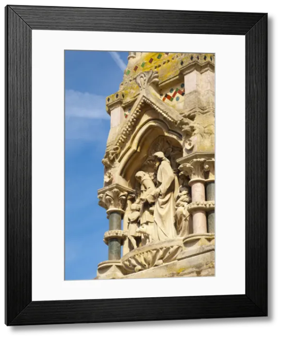 Framed Print : UK, Essex, Saffron Walden, drinking fountain Framed Print : UK, Essex, Saffron Walden, drinking fountain