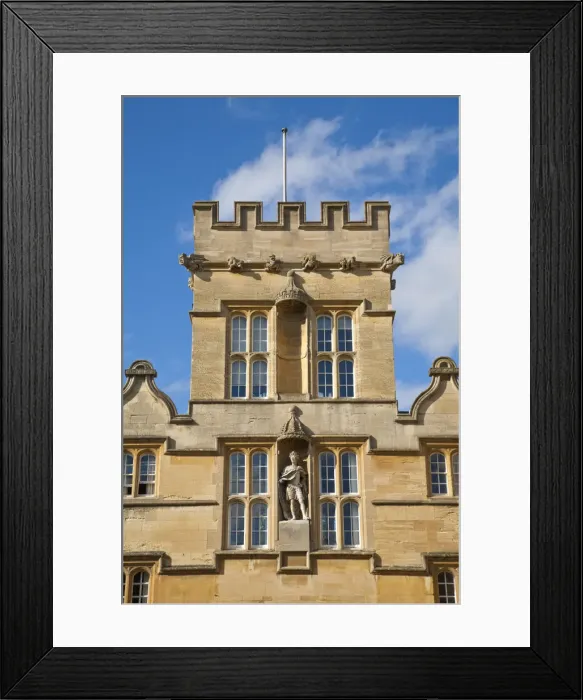 Framed Print : England, Oxfordshire, Oxford, HighStreet, University College Framed Print : England, Oxfordshire, Oxford, HighStreet, University College