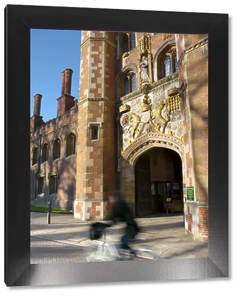 UK, England, Cambridge, Cambridge University, St. Johns College gatehouse