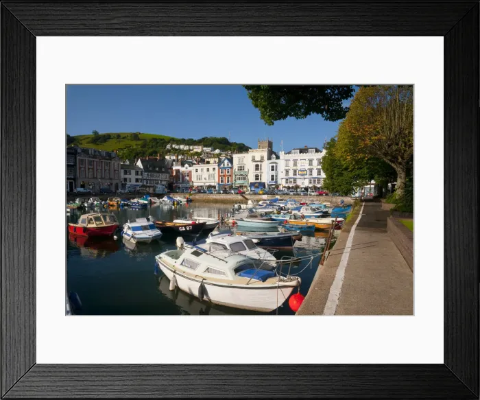 Framed Print : UK, Devon, Dartmouth, The Quay Framed Print : UK, Devon, Dartmouth, The Quay