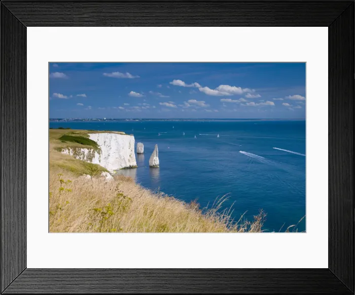 Framed Print : UK, England, Dorset, Swanage, Jurassic Coast, The Foreland or Handfast Point Framed Print : UK, England, Dorset, Swanage, Jurassic Coast, The Foreland or Handfast Point