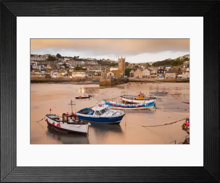 Framed Print : UK, England, Cornwall, St Ives Harbour Framed Print : UK, England, Cornwall, St Ives Harbour