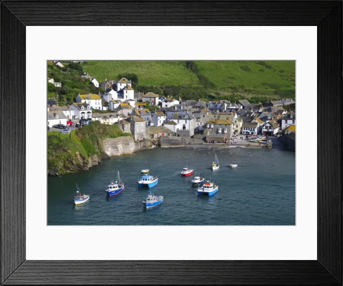 Framed Print : UK, England, Cornwall, Port Isaac Framed Print : UK, England, Cornwall, Port Isaac