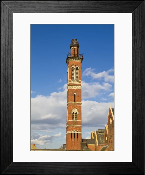 Framed Print : England, Birmingham, Edgbaston, Waterworks Tower One of the 2 towers - said to have Framed Print : England, Birmingham, Edgbaston, Waterworks Tower One of the 2 towers - said to have