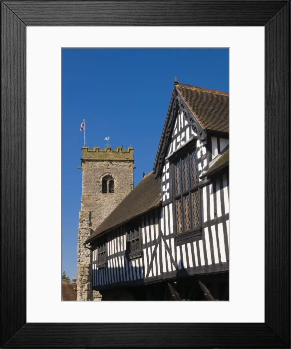 Framed Print : UK, England, Shropshire, Much Wenlock, The Guildhall Framed Print : UK, England, Shropshire, Much Wenlock, The Guildhall
