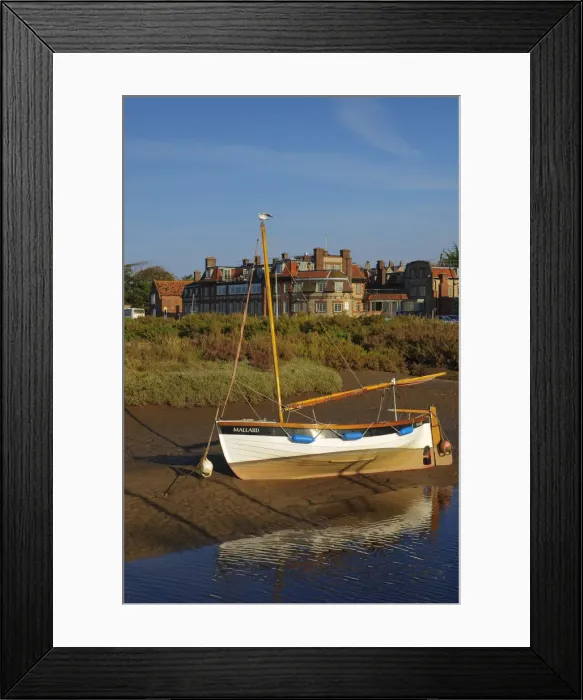 Framed Print : UK, England, Norfolk, Blakeney, Agar Creek Framed Print : UK, England, Norfolk, Blakeney, Agar Creek