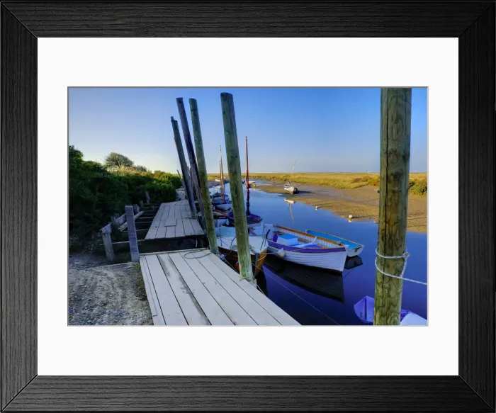 Framed Print : UK, England, Norfolk, Blakeney, Agar Creek Framed Print : UK, England, Norfolk, Blakeney, Agar Creek