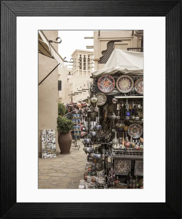 Framed Print : Madinat Jumeirah Souk, Dubai, United Arab Emirates