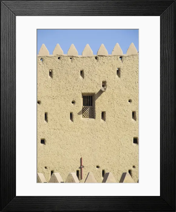 Framed Print : United Arab Emirates, Abu Dhabi, Al Ain, Hili, Al Rumeilah Fort Framed Print : United Arab Emirates, Abu Dhabi, Al Ain, Hili, Al Rumeilah Fort