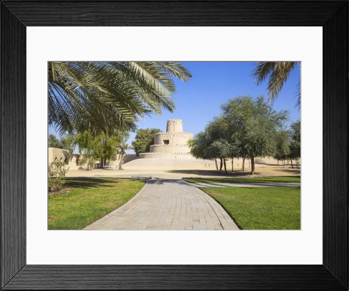 Framed Print : United Arab Emirates, Abu Dhabi, Al Ain, Al Jahili Fort Framed Print : United Arab Emirates, Abu Dhabi, Al Ain, Al Jahili Fort