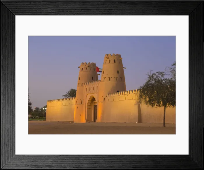 Framed Print : United Arab Emirates, Abu Dhabi, Al Ain, Al Jahili Fort Framed Print : United Arab Emirates, Abu Dhabi, Al Ain, Al Jahili Fort