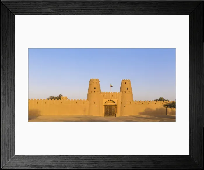 Framed Print : United Arab Emirates, Abu Dhabi, Al Ain, Al Jahili Fort Framed Print : United Arab Emirates, Abu Dhabi, Al Ain, Al Jahili Fort