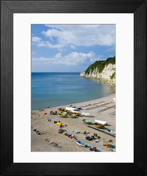 Framed Print : UK, England, Devon, Beer, a Gateway Town to the UNESCO World Heritage Site of Framed Print : UK, England, Devon, Beer, a Gateway Town to the UNESCO World Heritage Site of