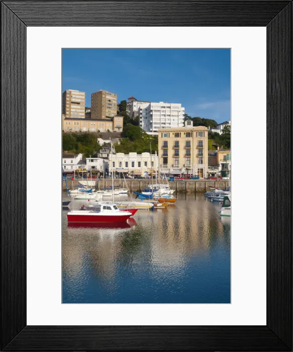 Framed Print : UK, England, Devon, Torbay, Torquay, Torquay Harbour Framed Print : UK, England, Devon, Torbay, Torquay, Torquay Harbour