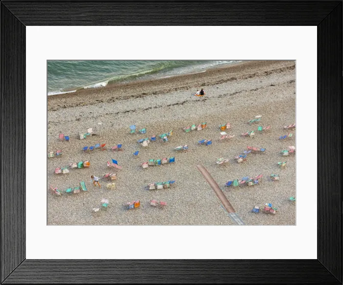 Framed Print : Beer beach, Devon, UK