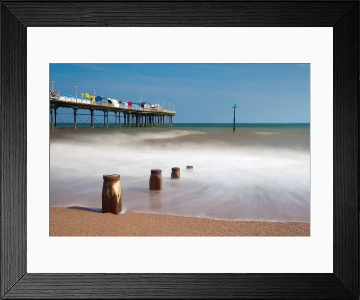 Framed Print : UK, England, Devon, Teignmouth, Teignmouth Pier Framed Print : UK, England, Devon, Teignmouth, Teignmouth Pier