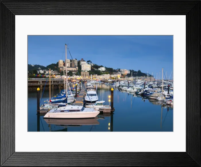 Framed Print : UK, England, Devon, Torbay, Torquay, Torquay Harbour Framed Print : UK, England, Devon, Torbay, Torquay, Torquay Harbour