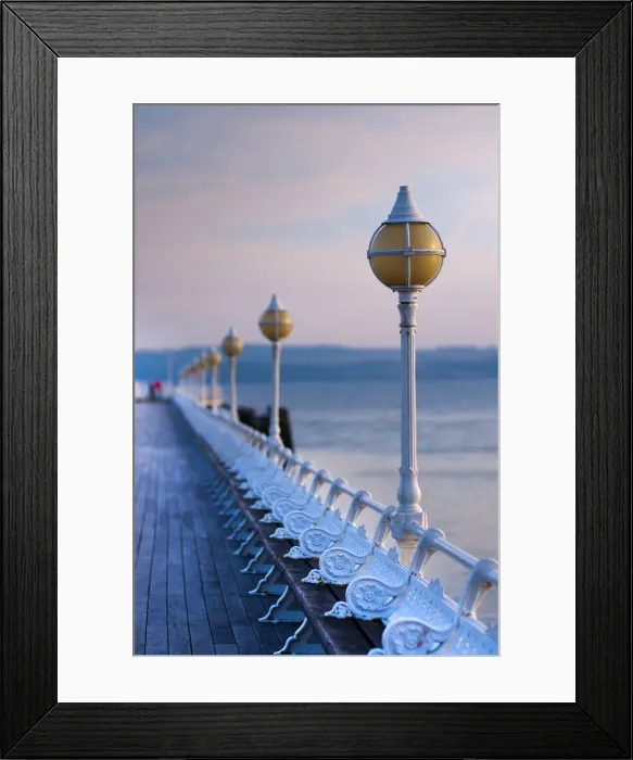 Framed Print : UK, England, Devon, Torbay, Torquay, Torquay Princess Pier