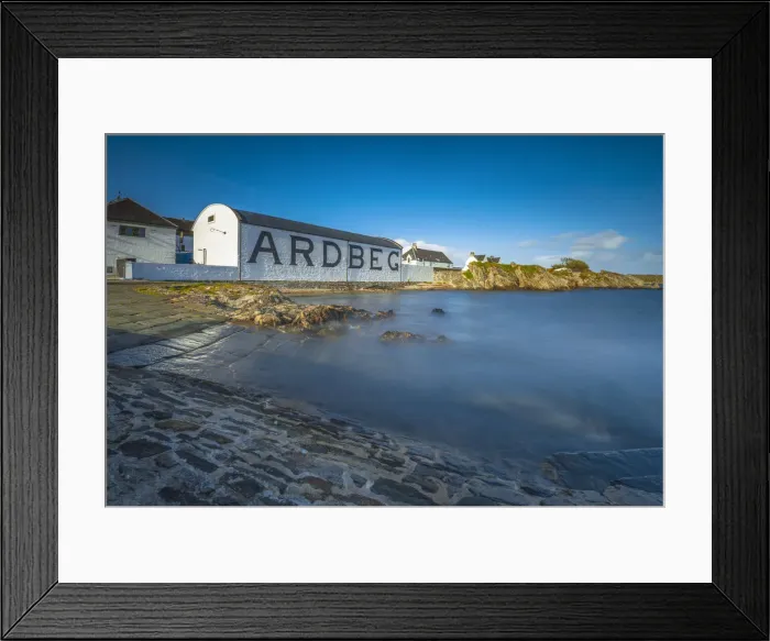 Framed Print : UK, Scotland, Argyll and Bute, Islay, Ardbeg Whisky Distillery Framed Print : UK, Scotland, Argyll and Bute, Islay, Ardbeg Whisky Distillery