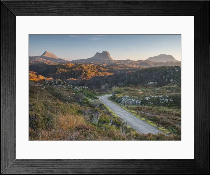 Framed Print : UK, Scotland, Highland, Sutherland, B869 Road, part of the North Coast 500 Tourist Route Framed Print : UK, Scotland, Highland, Sutherland, B869 Road, part of the North Coast 500 Tourist Route