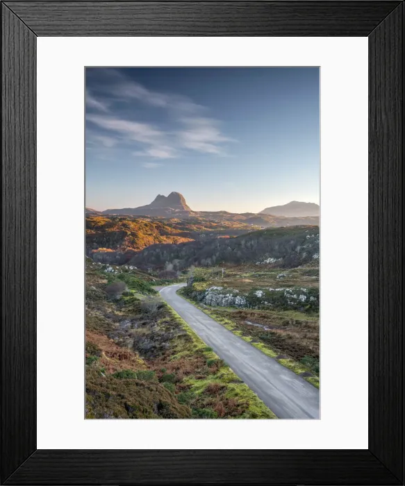 Framed Print : UK, Scotland, Highland, Sutherland, B869 Road, part of the North Coast 500 Tourist Route Framed Print : UK, Scotland, Highland, Sutherland, B869 Road, part of the North Coast 500 Tourist Route