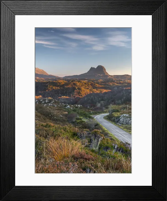 Framed Print : UK, Scotland, Highland, Sutherland, B869 Road, part of the North Coast 500 Tourist Route Framed Print : UK, Scotland, Highland, Sutherland, B869 Road, part of the North Coast 500 Tourist Route
