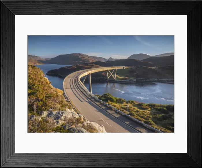 Framed Print : UK, Scotland, Highland, Sutherland, Loch a Chairn Bhain, Kylesku, Kylesku Bridge Framed Print : UK, Scotland, Highland, Sutherland, Loch a Chairn Bhain, Kylesku, Kylesku Bridge