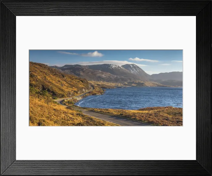 Framed Print : UK, Scotland, Highland, Sutherland, Lochinver, Loch Assynt Framed Print : UK, Scotland, Highland, Sutherland, Lochinver, Loch Assynt
