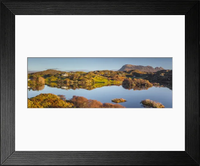 Framed Print : UK, Scotland, Highland, Sutherland, Drumbeg, Loch Drumbeg Framed Print : UK, Scotland, Highland, Sutherland, Drumbeg, Loch Drumbeg