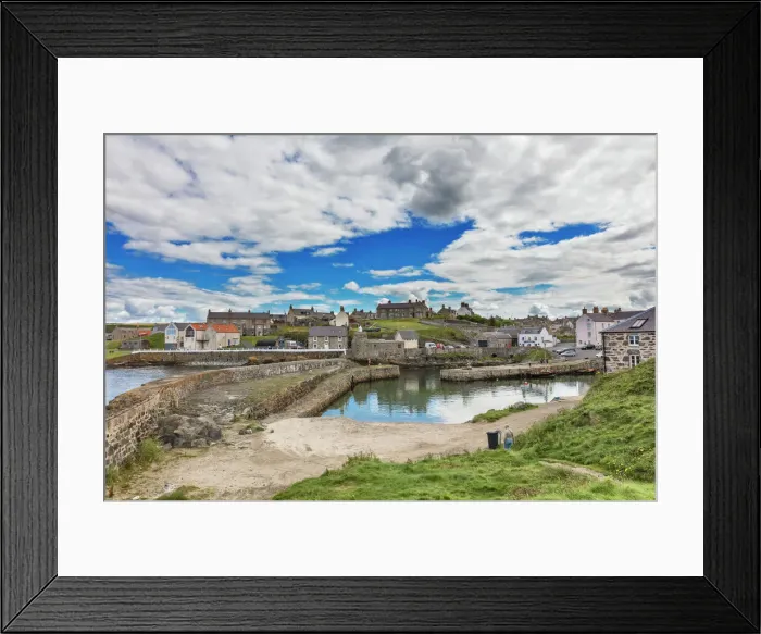 Framed Print : Portsoy, Banffshire, Scotland, UK