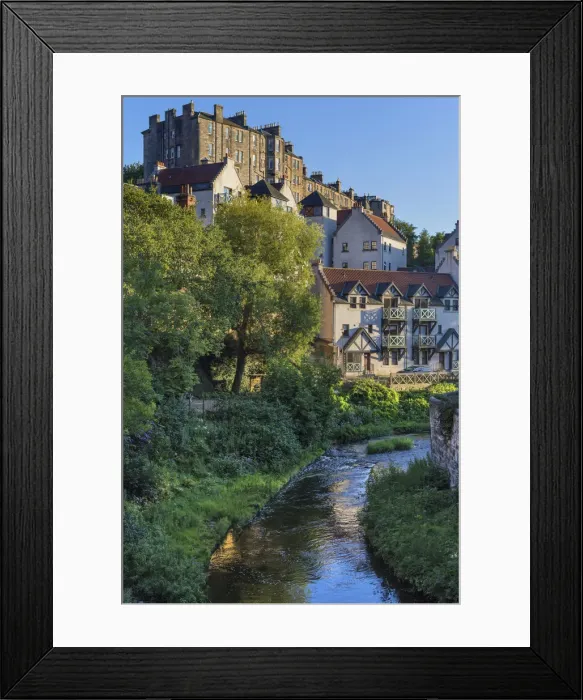 Framed Print : Dean Village, Edinburgh, Scotland, UK Framed Print : Dean Village, Edinburgh, Scotland, UK