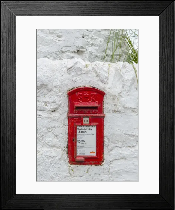 Framed Print : UK, Scotland, Argyll and Bute, Islay, Laphroaig Whisky Distillery, Royal Mail Post Box Framed Print : UK, Scotland, Argyll and Bute, Islay, Laphroaig Whisky Distillery, Royal Mail Post Box