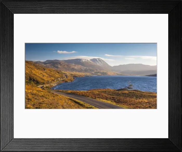 Framed Print : UK, Scotland, Highland, Sutherland, Lochinver, Loch Assynt Framed Print : UK, Scotland, Highland, Sutherland, Lochinver, Loch Assynt