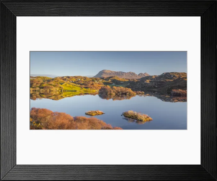 Framed Print : UK, Scotland, Highland, Sutherland, Drumbeg, Loch Drumbeg Framed Print : UK, Scotland, Highland, Sutherland, Drumbeg, Loch Drumbeg