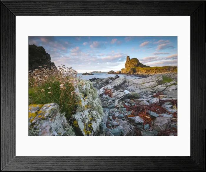 Framed Print : UK, Scotland, Argyll and Bute, Islay, Lagavulin Bay, Dunyvaig (Dunyveg) Castle Framed Print : UK, Scotland, Argyll and Bute, Islay, Lagavulin Bay, Dunyvaig (Dunyveg) Castle