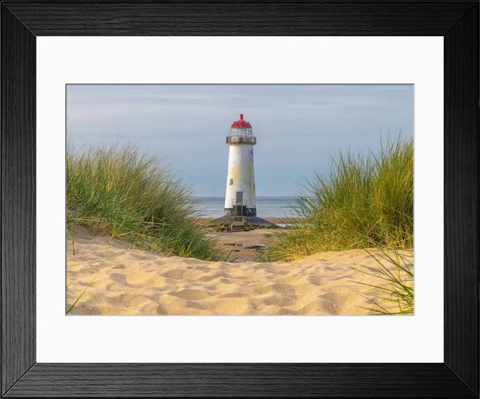 Framed Print : UK, Wales, Flintshire, Talacre, Point of Ayr, Talacre Beach, Point of Ayr Lighthouse Framed Print : UK, Wales, Flintshire, Talacre, Point of Ayr, Talacre Beach, Point of Ayr Lighthouse