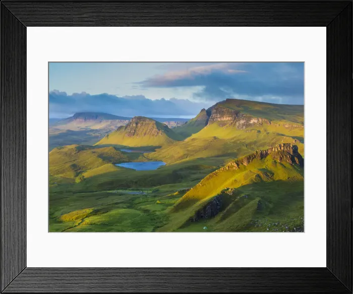 Framed Print : The Trotternish Peninsular from The Quiraing, Isle of Skye, Inner Hebrides, Scottish Framed Print : The Trotternish Peninsular from The Quiraing, Isle of Skye, Inner Hebrides, Scottish